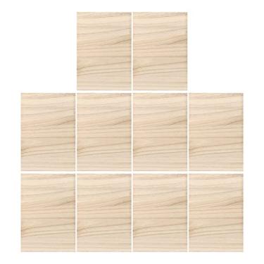 Imagem de Veemoon Taekwondo Tábua de chute requebrável, 10 peças, tábuas de madeira Balsa, acessório de treinamento Taekwondo para crianças e adultos, 30 x 20 x 0. 6 cm
