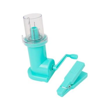 Imagem de oshhni Mão carretel knitter mão operado tecelão manual portátil corda knitter ferramenta mão máquina de tricô para pulseira cachecóis, Verde