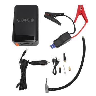 Imagem de Compressor de Ar Portátil para Inflador de Pneus TOPINCN, Bomba de Inflador Com Lanterna, 120W 150psi Jump Stater, Bomba de Ar de Pneu Sem Fio para Motocicleta de Ciclo