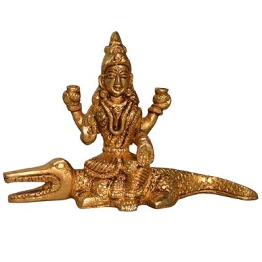 Imagem de Shiva Lingam Shop Estátua de ídolo da deusa Maa Ganga para quarto Puja, meditação, oração, escritório, templo, item de presente de decoração de casa