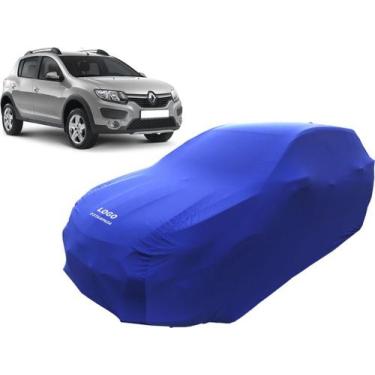 Imagem de Capa De Carro Proteção Pintura Renault Sandero Stepway - Mz, Azul