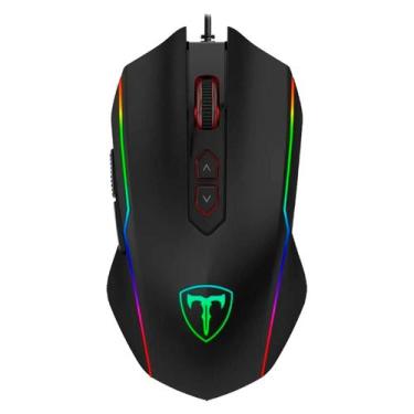Imagem de Mouse T-dagger Sergeant Gaming Com Fio / 4800dpi T-tgm202, prero