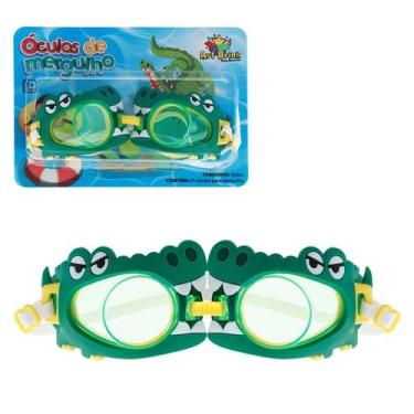 Imagem de Óculos de Natação Infantil Alta Visibilidade com Vedação Crocodilo Ver