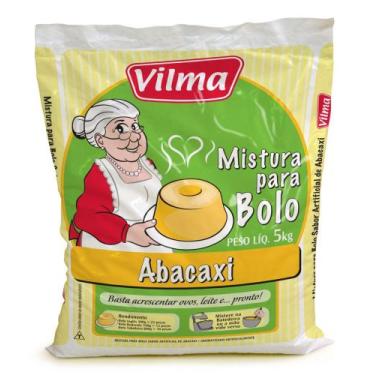 Imagem de Mistura Para Bolo Vilma 5kg - Escolha Seu Sabor, Abacaxi