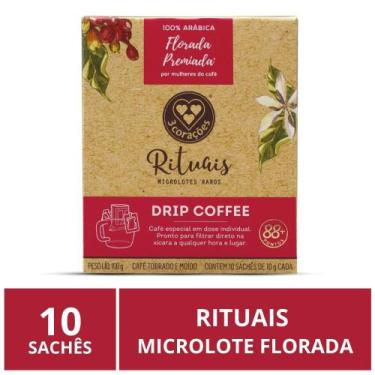 Imagem de Drip Coffee, 3 Corações, Café Microlote Florada, 10 sachês - Três