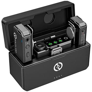 Imagem de Hollyland-Microfone de Lapela Sem Fio-Lark Max- Áudio de Qualidade de Estúdio Profissional, Duração de Bateria 22H, Alcance de Transmissão Sem Fio 250M-Compatível com Câmera, iPhone, Android, PC-Preto