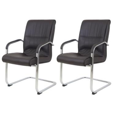 Imagem de Cadeira de Escritório Ergonômica Executiva Premium Base Fixa Diretor Big (Marrom)