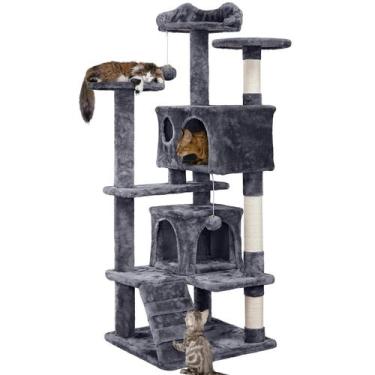 Imagem de Torre de Gato Yaheetech 137cm - Móvel para Condomínios