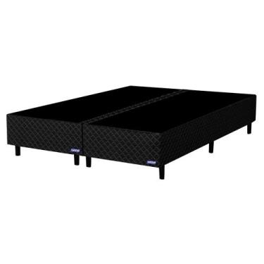 Imagem de Base Para Cama Box Casal King Size Bipartido 193cm Poliéster Bordado P