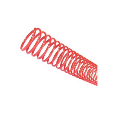 Imagem de Espiral para Encadernação Vermelho 7mm 25 Folhas 100 und - Lassane