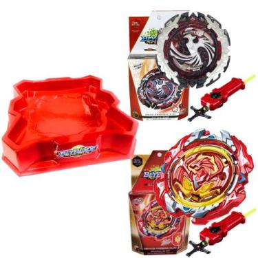 Imagem de Beyblades Dead Phoenix Vs Revive Phoenix - QD Vermelha - Top Gyro