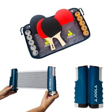 Imagem de Kit Rede Retrátil Joola + 1 Conjunto Family Set (maleta com 4 raquetes e 10 bolas)