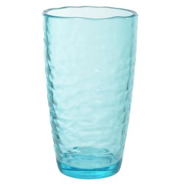 Imagem de Copo acrilico 560ml martelado azul florarte