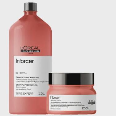 Imagem de LOreal Professionnel Inforcer Serie Expert Shampoo 1500ml e Mascara 250g