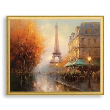 Imagem de Art Shoppe Arte de parede com impressão emoldurada, decoração de parede vintage para sala de estar, quarto, escritório, imagem de alta resolução em papel de arte premium, moldura de 0,9 cm com frente