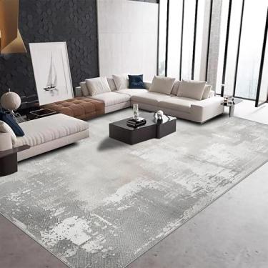 Imagem de Tapetes abstratos modernos para decoração de sala de estar, mesas de centro, tapetes macios para áreas grandes, decoração de quarto e casa (200x250 cm 78,7x98 pol./CX005 Flanela-1)