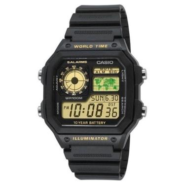 Imagem de Relógio Masculino Casio Digital Ae1200Wh-1Bvdf