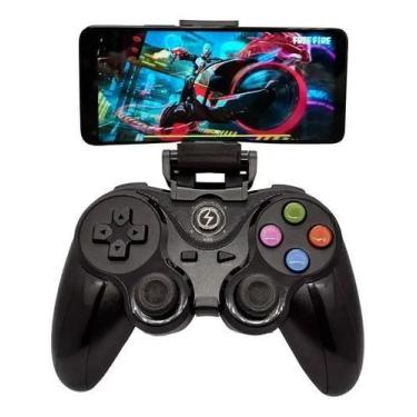 Imagem de Controle Manete Gamepad Bluetooth Compatível Android Ios Pc - Rhos