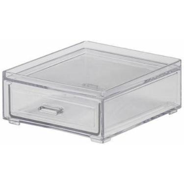 Imagem de Caixa Organizadora Gaveta 12,5X11X5Cm Elegance Ref 1084