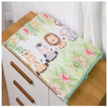 Imagem de Trocador de Fraldas Plastificado Americano Bebê Menina Menino - Maria'