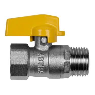 Imagem de Registro Válvula Esférica Reta RM X RF 1/2'' Pex Gás Astra