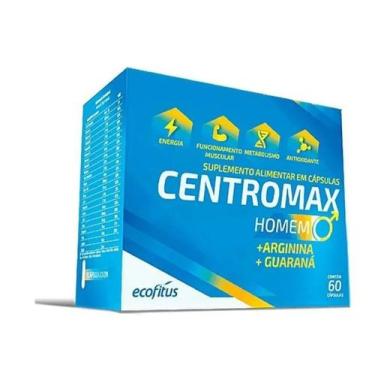 Imagem de Multivitamínico Centromax Homem Vitaminas+Arginina+Guaraná 60 Cápsulas