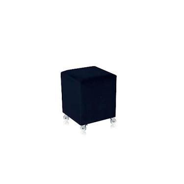 Imagem de Puff Diks veludo royal com rodizios gel/silicone