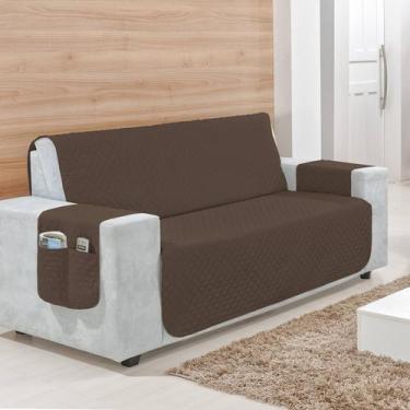 Imagem de Capa Protetora De Sofá Três Lugares Avulso Lorena Medio Retrátil - FEL