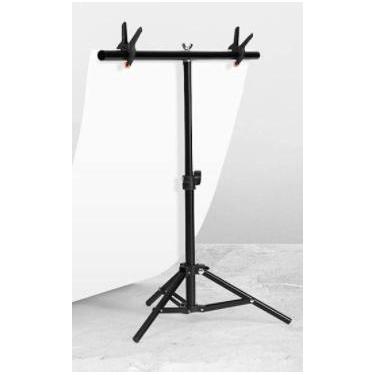Imagem de Suporte Em T Para Fundo Fotográfico de 200X80cm Para Estúdio Fotográfi
