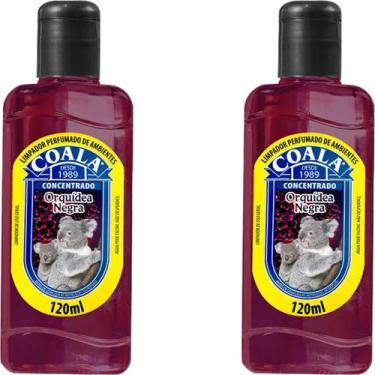 Imagem de Kit 2 Limpador Perfumado Ambiente 120ml Coala Orquídea Negra