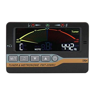 Imagem de Tiiyee Afinador De Metrônomo, Display Lcd Digital, Gerador Tons 3 Em 1, Dispositivo Batida Com Modos Afinação Cromática, Captador Clipe Para Instrumentos Musicais Sopro, Guitarra, Baixo, Violino, Uk