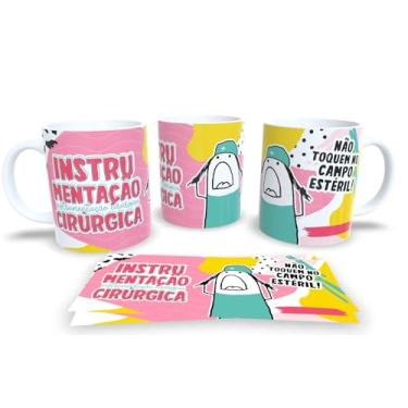 Imagem de Caneca Profissão em Porcelana 325ml – Designer, Médico, Engenheiro, Professor e Mais (Instrumentação Cirurgica)