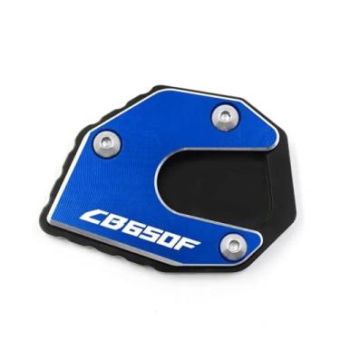 Imagem de Acessórios para motocicletas Placa de extensão para descanso lateral, placa ampliadora, suporte para descanso lateral, para CB650F CBR650F CB500F CB500X NC700D