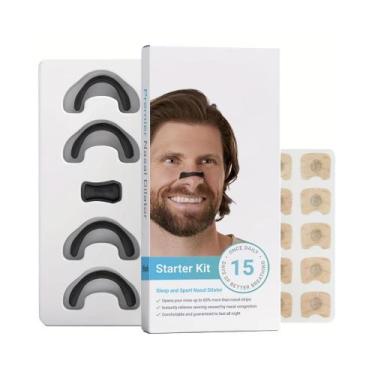 Imagem de Dilatador nasal magnético anti ronco com aplicador  kit completo - baz