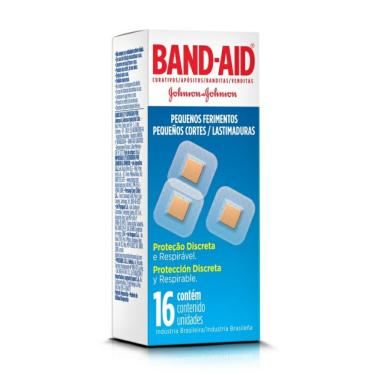 Imagem de Curativos Band-aid Pequenos Ferimentos 16 Unidades