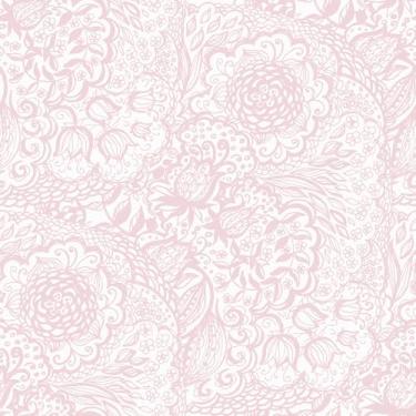 Imagem de Mangoloo Papel de parede Boho Peel and Stick Papel de parede floral floral rosa papel de parede removível autoadesivo moderno rosa para armários e gavetas sala de estar rolo de vinil temporário 44,5