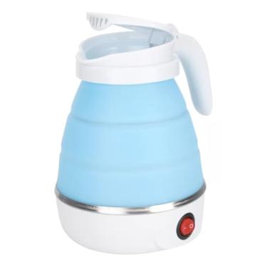 Imagem de Chaleira Elétrica Dobrável Portátil 600ml Viagem Camping110V Ferve Água Rápido