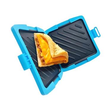 Imagem de Sanduicheira Para Ondas,Tostador De Sanduíches Para ondas - Placas Antiaderentes Para Panini Cozinhar Lanches Estudantes Universitários Local De Trabalho Casa Sanduíches Grelhadas