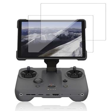 Imagem de NOUKAJU Protetor de tela para DJI RC PRO 2, película protetora de vidro temperado HD, dureza 9h, protetor de filme de vidro temperado para controle remoto DJI RC Pro 2 [2 unidades]