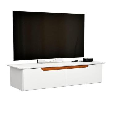 Imagem de Rack Aparador Suspenso Flow Com 2 Portas Basculante Branco