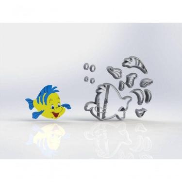 Imagem de Cortador Pequena Sereia - Linguado Modular 7 Cm