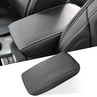 Imagem de ANMOSVO Capa de console central para Honda Civic 2022 2023 2024 2025 com CVT - Protetor de apoio de braço premium fácil instalação para acessórios interiores Honda Civic (ponto cinza)