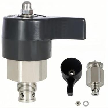 Imagem de Interruptor principal de válvula de drenagem 245103 - substituição de aço inoxidável serve para pulverizadores de tinta Airless Graco 5900 7900 833 | À prova de ferrugem e fácil instalação