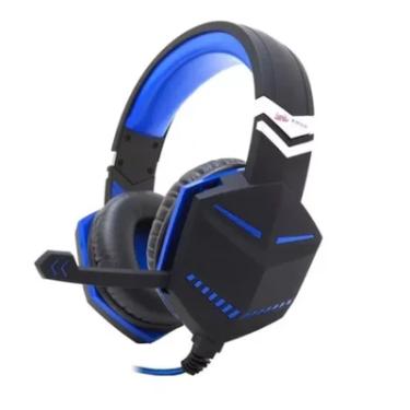 Imagem de Fone de Ouvido Gamer Headset Knup 433, Som 7.1, Com Fio, Preto/Azul