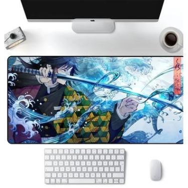 Imagem de Mouse Pad Gamer Criarte Speed Extra Grande, Demon Slayer, Kimetsu No Yaiba, 90x40 Cm