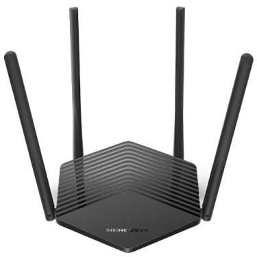 Imagem de Roteador Mercusys MR60X AX1500 Dual Band Wifi 6 - Preto