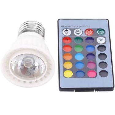 Imagem de Lampada Led Rgb 3 W Croica E27 Decoraçao Cromoterapia - Brisa, 110V/22