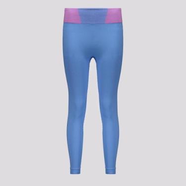 Imagem de Calça Legging Selene Feminina, Azul, Rosa, G
