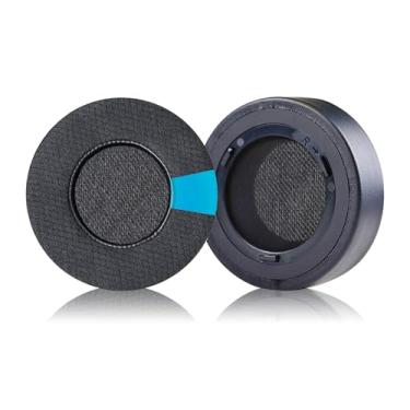 Imagem de LYSvvx Virtuoso Earpads - Almofadas Auriculares De Substituição Em Gel Resfriamento Tecido Híbrido Para Headset Gamer Corsair, Maior Durabilidade, Espessura E Isolamento Acústico (Preto)
