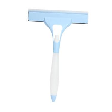 Imagem de Bothyi Rodo para chuveiro, rodo para janela, limpeza de piso, ferramenta de limpeza eficiente de água, pá para vidro de chuveiro, espelhos de parede, porta, Azul